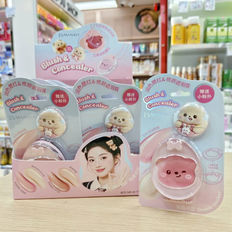 NO.M-734 Mansly blush&concealer แมนส์ลี่ บรัช แอนด์คอนซีลเลอร์ 2g+3.2g/x12pcs - เบอร์ 01