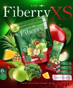 Jennie Moon Fiberry Cyder Lipo XS Sachets เจนนี่มูน ไฟเบอร์รี่ แอปเปิ้ล 10g./x30Sachets