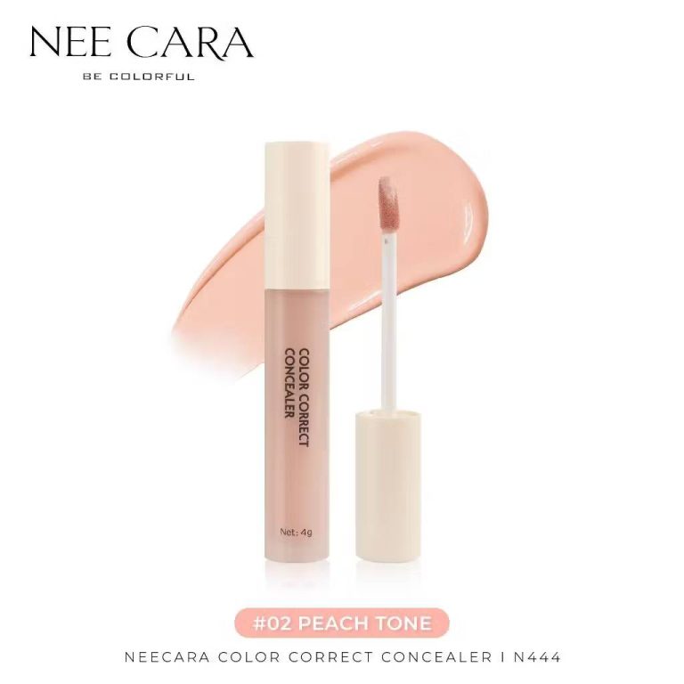 N444 Nee cara color correct concealer นีคาร่า คอเรด คอนซีลเลอร์ 4g - 02. Peach tone