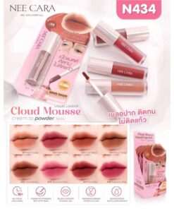 N434 Nee cara cloud mousse liquid lipstick นีคาร่า คลาวด์ มูสลิปสติก 3g