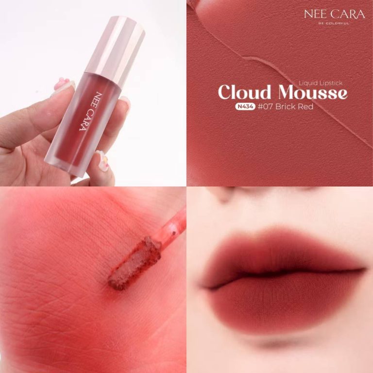 N434 Nee cara cloud mousse liquid lipstick นีคาร่า คลาวด์ มูสลิปสติก 3g - เบอร์ 07