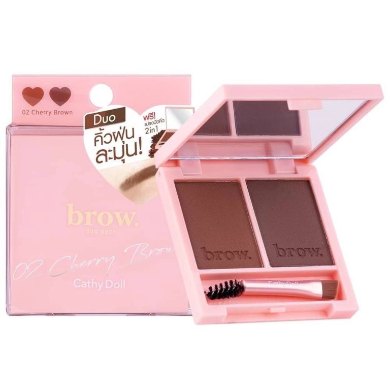 Cathy Doll Brow Duo Pact - CHERRY BROWN