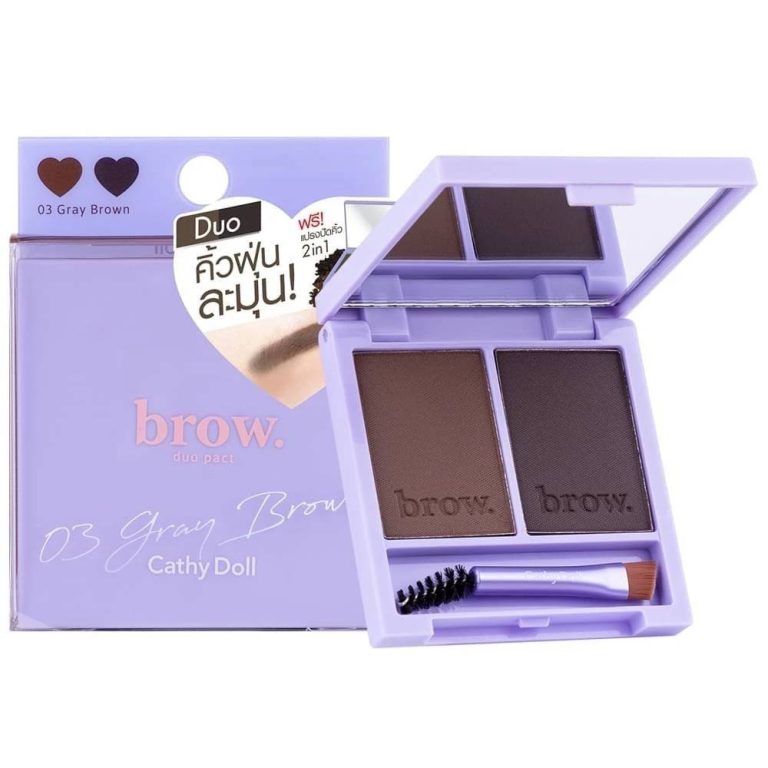 Cathy Doll Brow Duo Pact - GREY BROWN