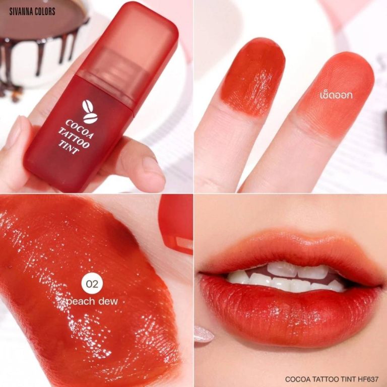 Sivanna colors cocoa tattoo tint - No.2 Peach dew