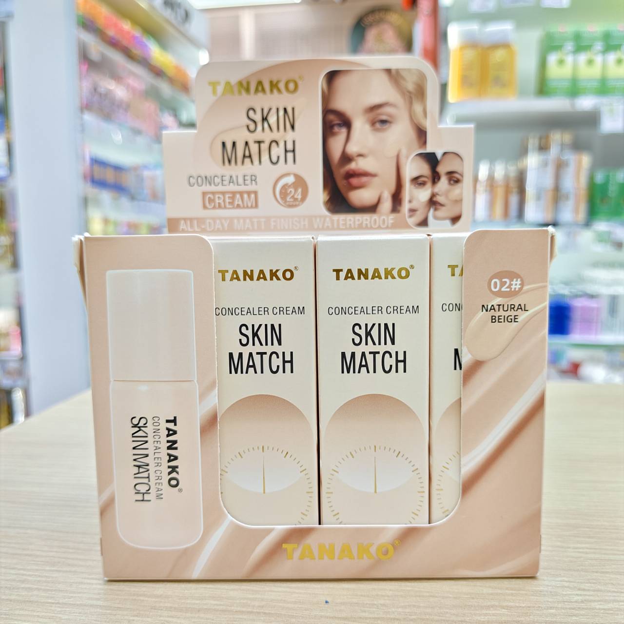 HT-106 Tanako concealer cream skin match ทานาโกะ สกิน แมทท์ คอนซีลเลอร์ ครีม 40g - Image 3