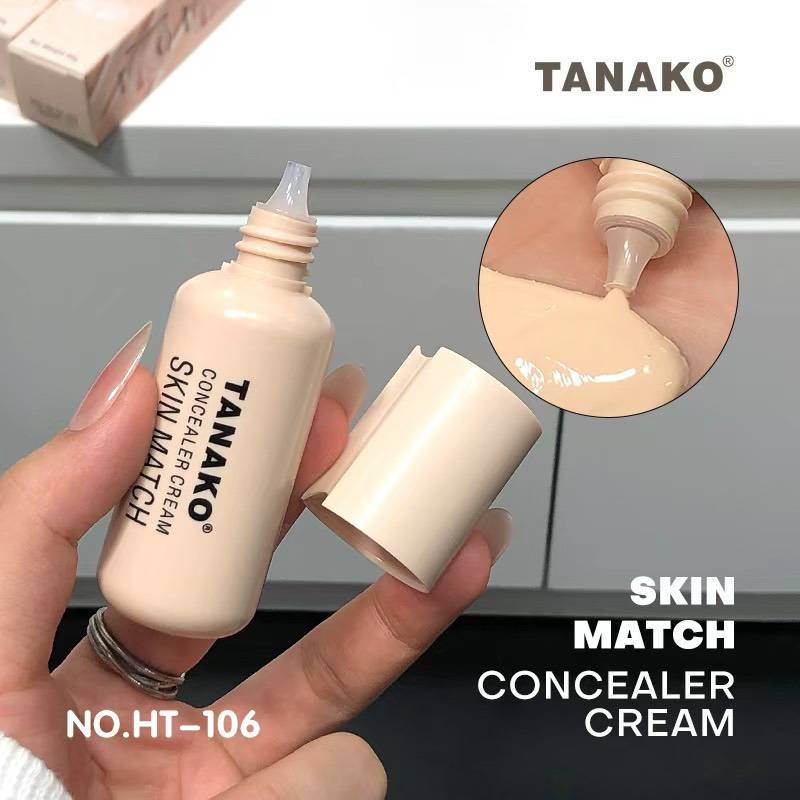 HT-106 Tanako concealer cream skin match ทานาโกะ สกิน แมทท์ คอนซีลเลอร์ ครีม 40g - Image 7