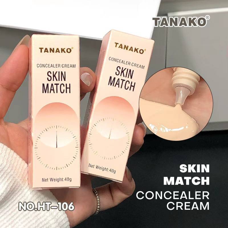 HT-106 Tanako concealer cream skin match ทานาโกะ สกิน แมทท์ คอนซีลเลอร์ ครีม 40g - Image 8