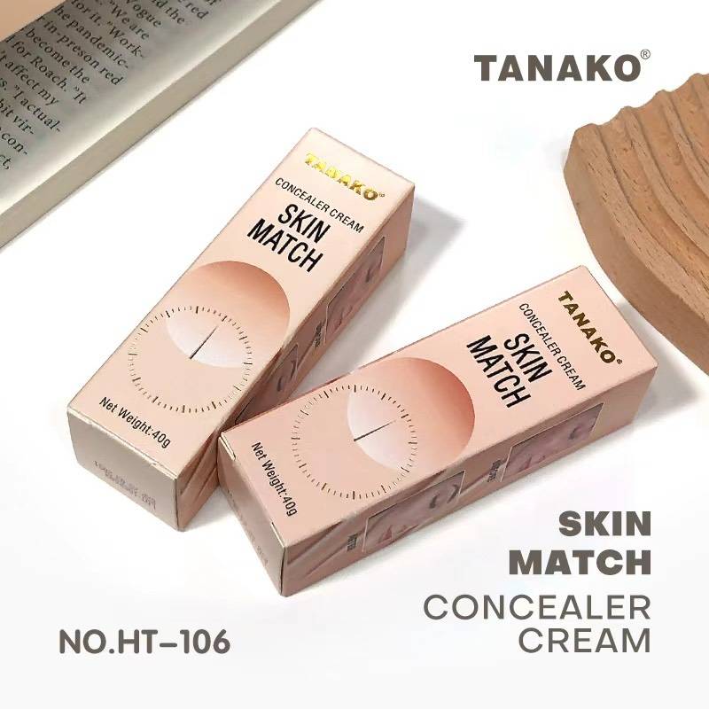 HT-106 Tanako concealer cream skin match ทานาโกะ สกิน แมทท์ คอนซีลเลอร์ ครีม 40g - Image 9