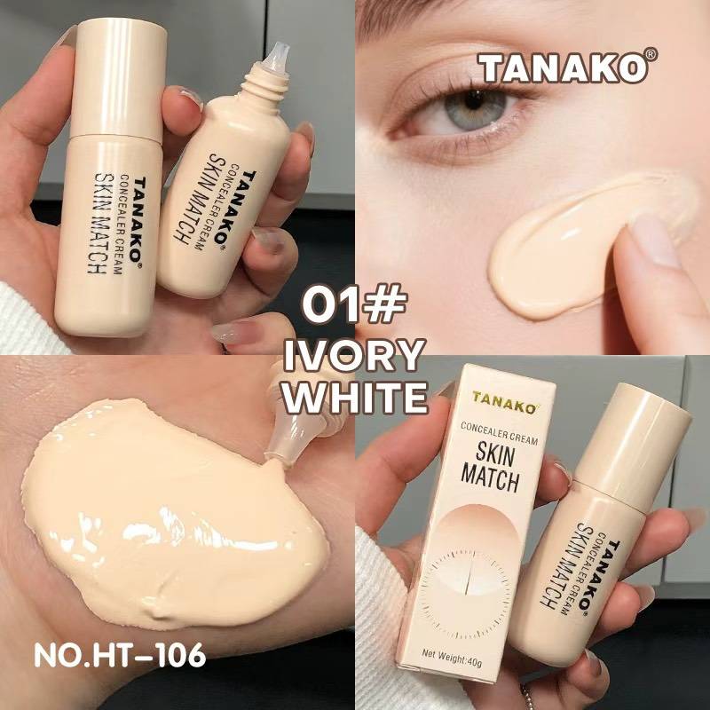 HT-106 Tanako concealer cream skin match ทานาโกะ สกิน แมทท์ คอนซีลเลอร์ ครีม 40g - Image 13