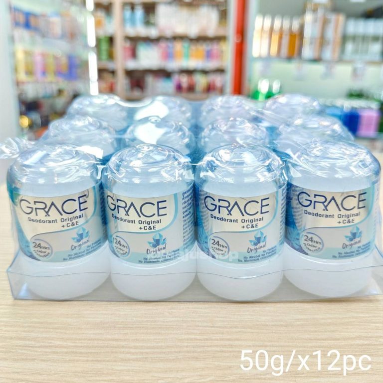 GRACE deodorant +C&E เกรซ ดีโอโตแรนท์ 50gx12pcs - 03. pure&natural