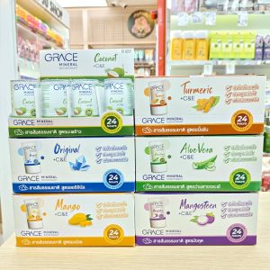 GRACE mineral deodorant +c&e เกรซ สารส้มธรรมชาติ มีให้เลือก 6สูตร 70g