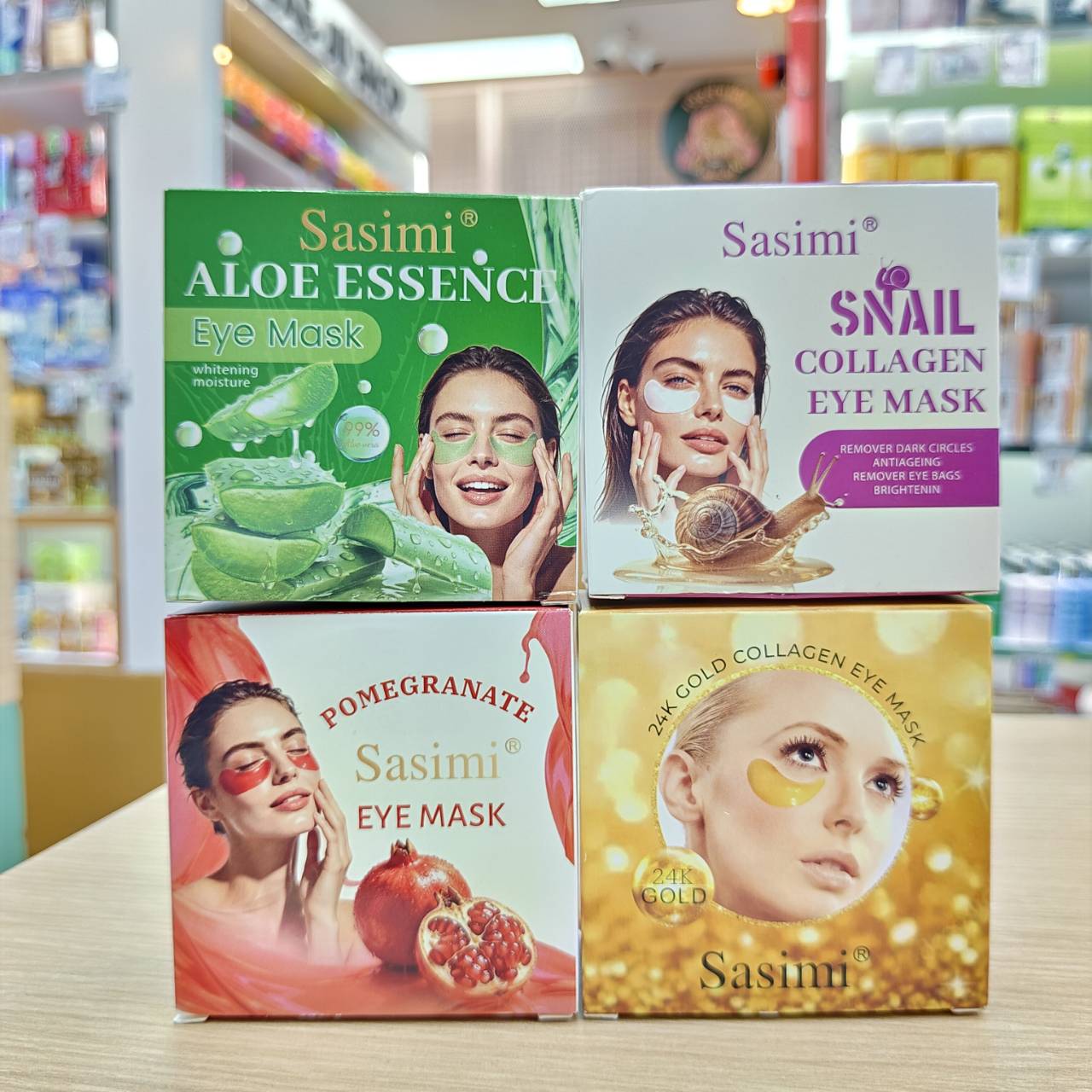 Sasimi eye mask เซซิมิ อาย มาส์กใต้ตา 1.4gx60pcs