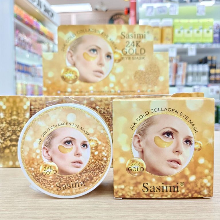 Sasimi eye mask เซซิมิ อาย มาส์กใต้ตา 1.4gx60pcs - 02. NO.7019 24k gold