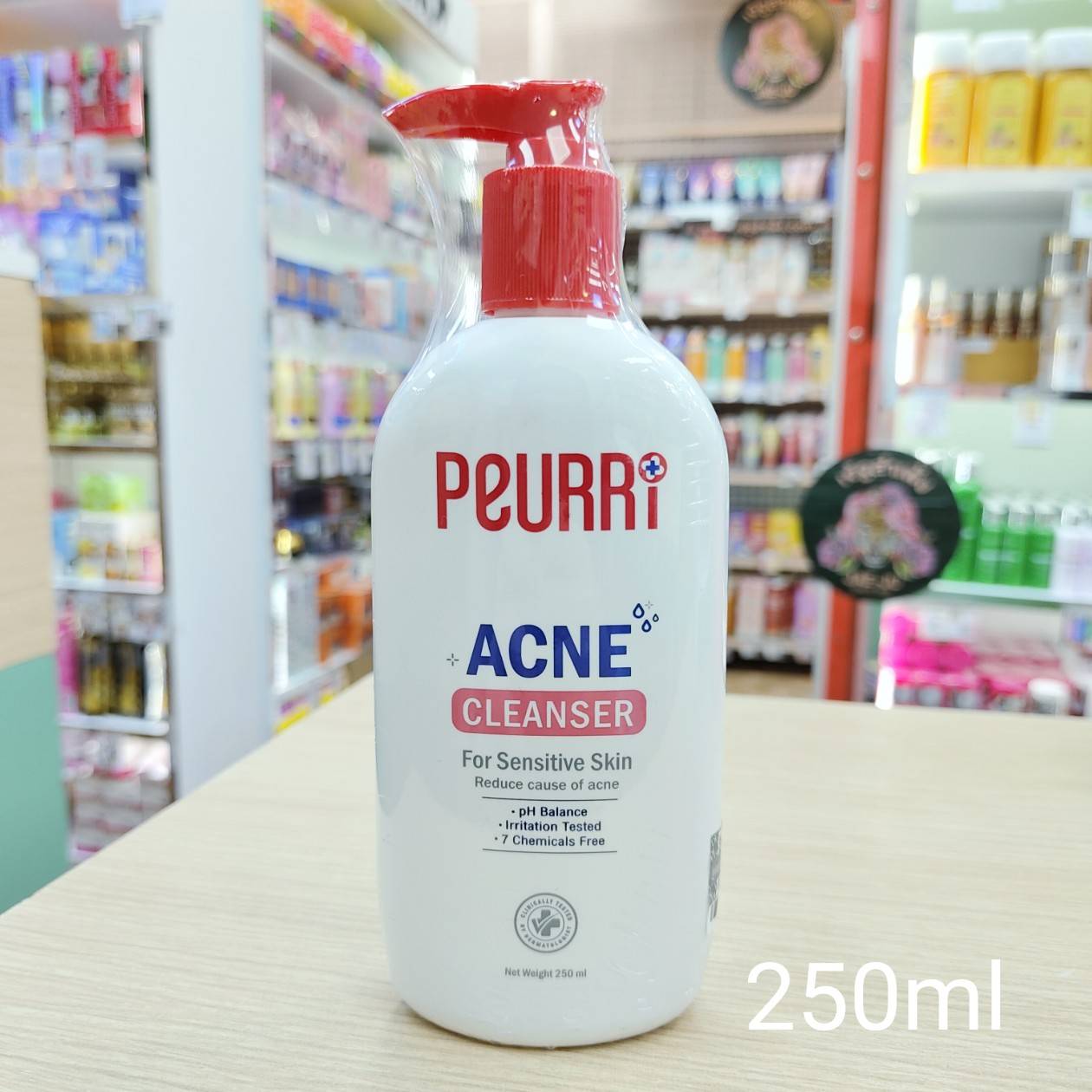 Peurri acne cleanser for sensitive skin เพียวรี แอคเน่ คลีนเซอร์ 250ml
