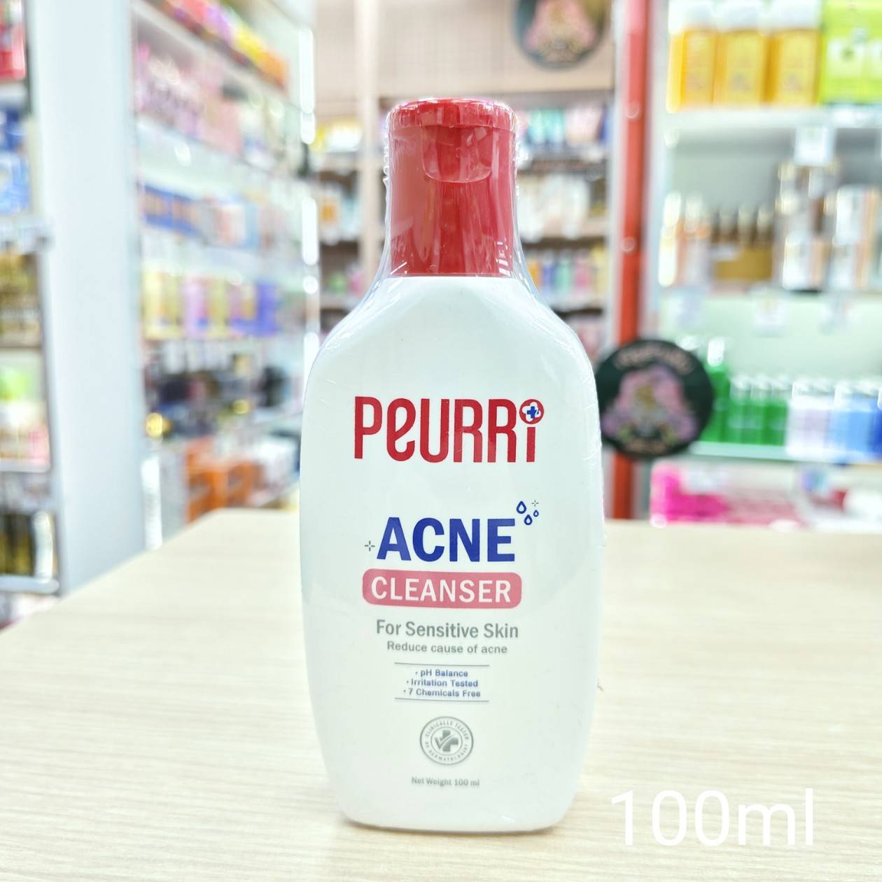 Peurri acne cleanser for sensitive skin เพียวรี แอคเน่ คลีนเซอร์ 100ml