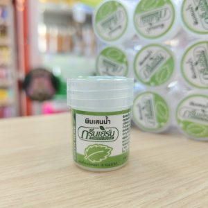 Green herb กรีนเฮิร์บ พิมเสนน้ำแบบกระปุก 8cc x12pcs