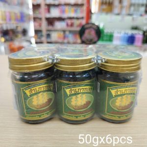 ยาหม่อง สำเภาทอง สูตรเสลดพังพอน 50gx6pcs
