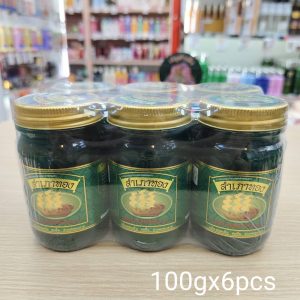 ยาหม่อง สำเภาทอง สูตรเสลดพังพอน 100gx6pcs