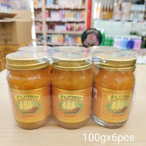 ยาหม่อง สำเภาทอง สูตรไพลสด 100gx6pcs