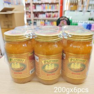 ยาหม่อง สำเภาทอง สูตรไพลสด 200gx6pcs