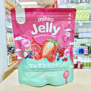 Mikeo jelly gluta collgen no sugar added มิเกว เจลลี่ คอลลาเจน 450gx30sachets