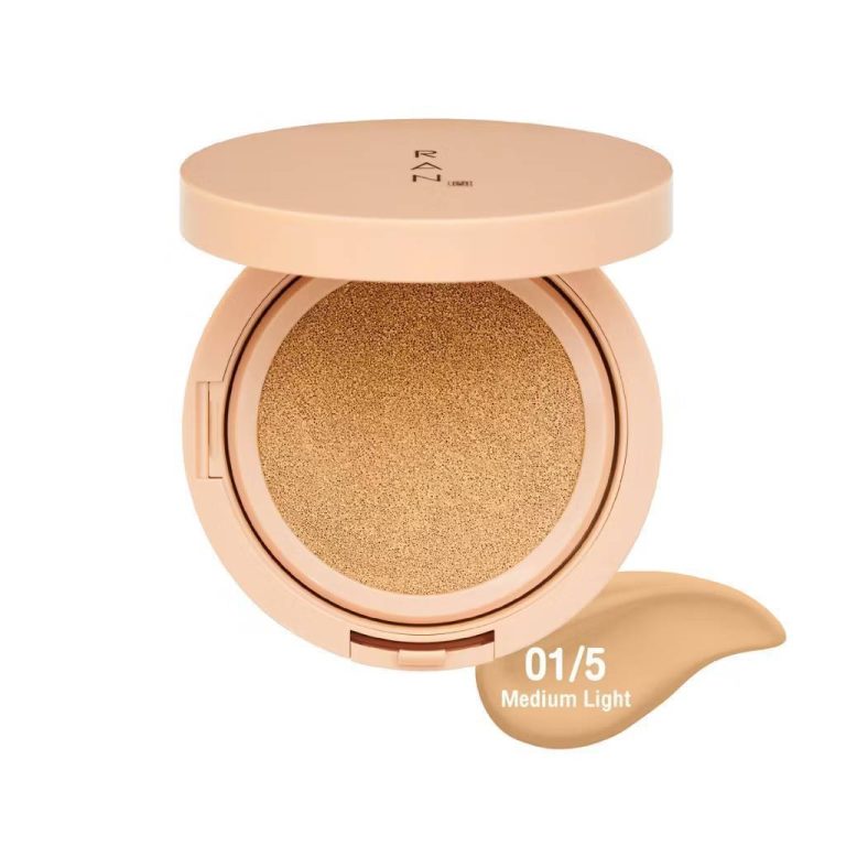 Ran bright touch cushion by pom vinij รัน ไบร์ท ทัช คุชชั่น บาย ป้อม วินิจ 15g - No. 01/5 medium light