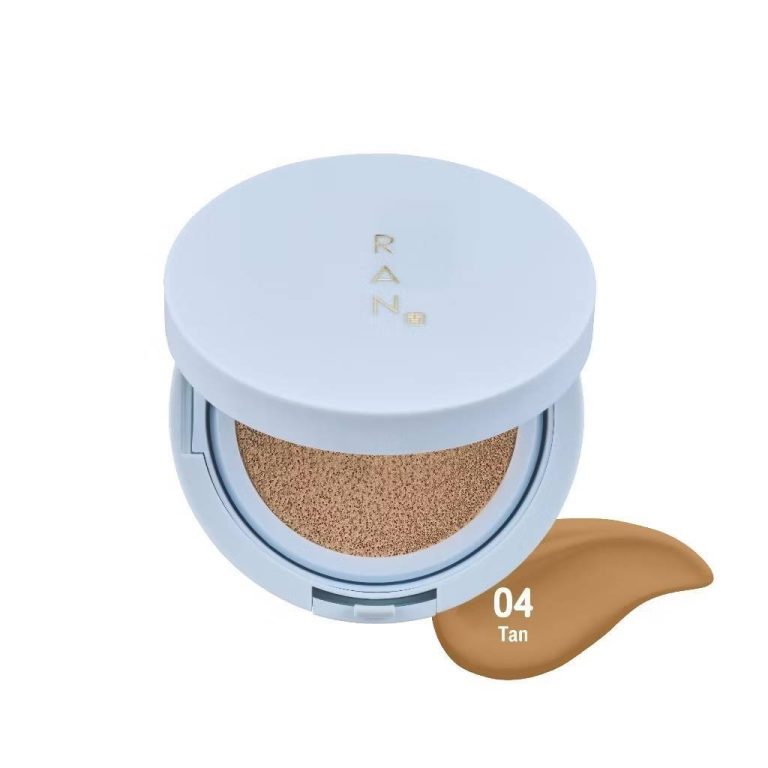 Ran perfect glow cushion spf 50+pa++++ by pom vinij 15g รัน เพอร์เฟค โกลว์ คุชชั่น - No. 04 tan