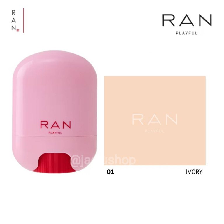 Ran playful cushion stick spf 30 pa++ รัน คุชชั่นสติก 15g - 01. ivory