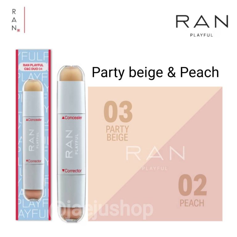 Ran playful c&c duo รัน เพลย์ฟูล ซีแอนด์ซี ดูโอ้ 2.6g - 03. party beige & peach