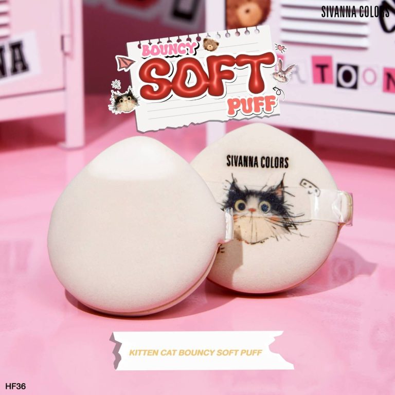 Sivanna colors bunny bouncy soft puff ซีเวนน่า คัลเลอร์ส บันนี่ บาวซี่ 14g. - 02.สีเหลือง