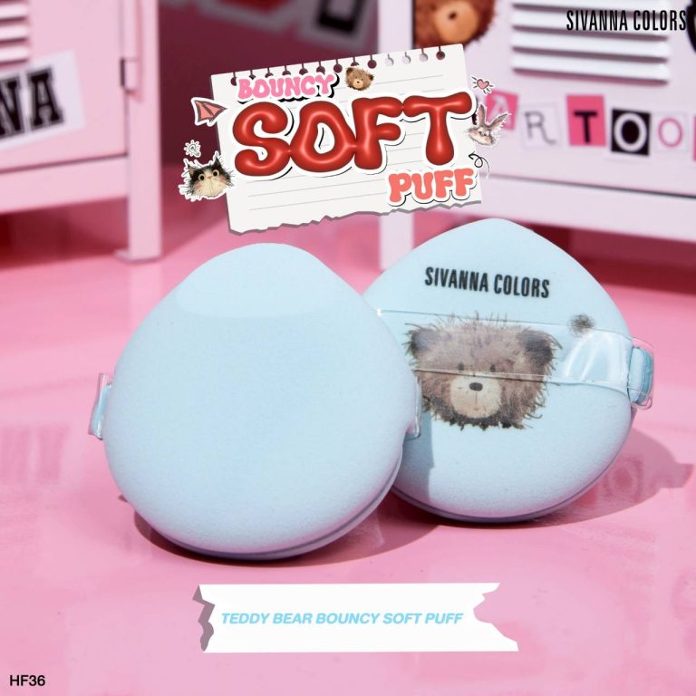 Sivanna colors bunny bouncy soft puff ซีเวนน่า คัลเลอร์ส บันนี่ บาวซี่ 14g. - 03.สีฟ้า