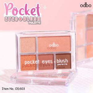 odbo pocket eyes+blush palette โอดีบีโอ พอคเก็ต อายส์+บลัช พาเลท
