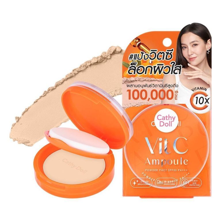 Cathy doll vit c ampoule powder pact spf50 pa+++ - NO.1lvory
