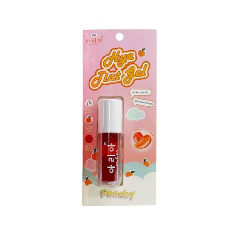 Aria hya tint gel อา รี อา ไฮยา ติ้นท์ เจล สีส้มพีช 4ml. - 01.Peachy
