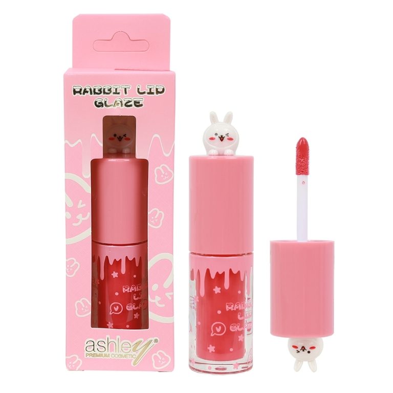 Ashley rabbit lip glaze แอชลี่ย์ แรบบิท ลิป เกลช - NO.2Ice Peach