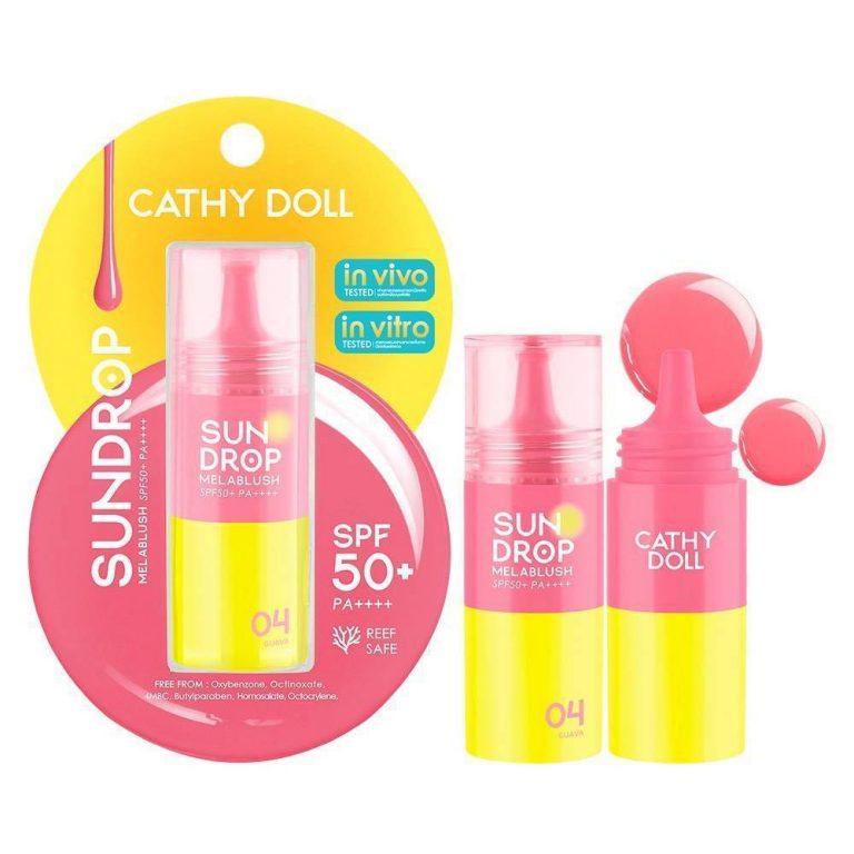 Cathy doll sundrop melablush spf50+pa++++ เคที่ดอลล์ ซันครอปเมลาบรัช 6g. - 04.Guava