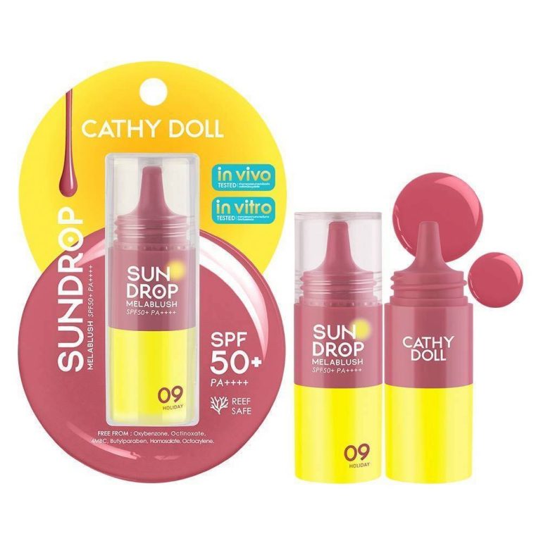Cathy doll sundrop melablush spf50+pa++++ เคที่ดอลล์ ซันครอปเมลาบรัช 6g. - 09.Holiday