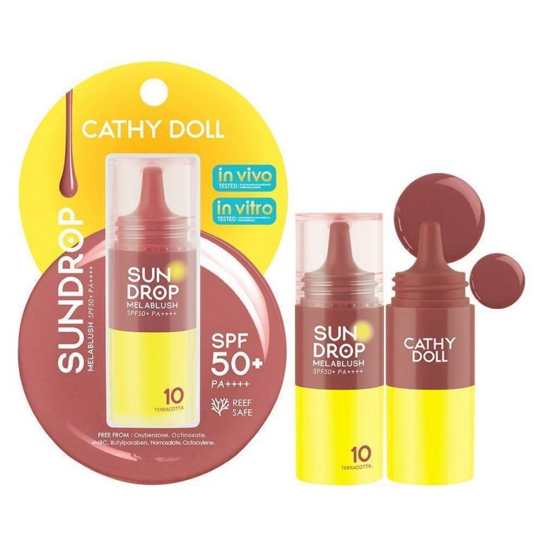 Cathy doll sundrop melablush spf50+pa++++ เคที่ดอลล์ ซันครอปเมลาบรัช 6g. - 10.Terracotta