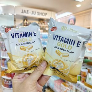 Perfect skin lady vitamin e gold collagen soap 80g.