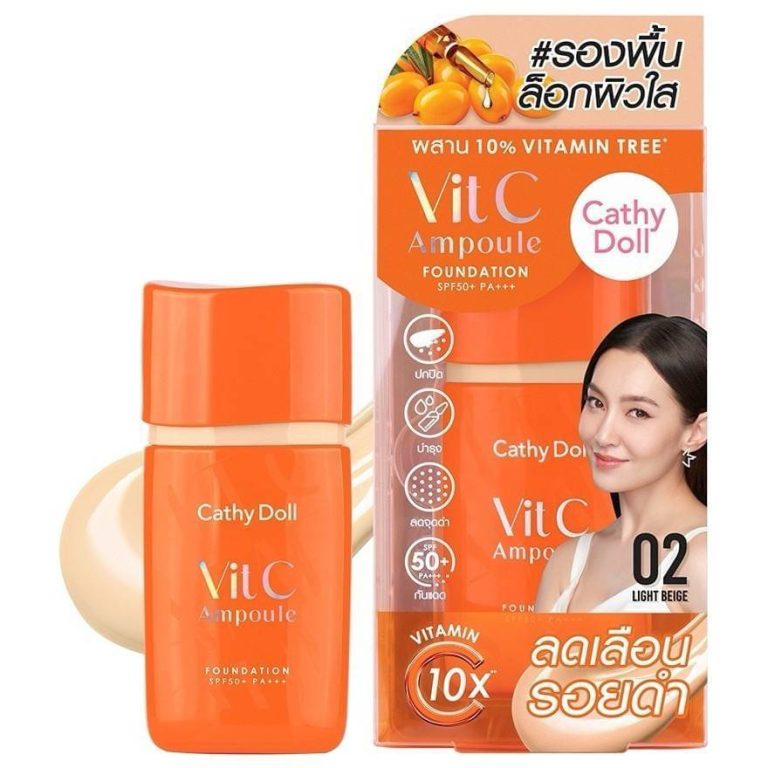 Cathy doll vit c ampoule founation - NO.2Light Beige