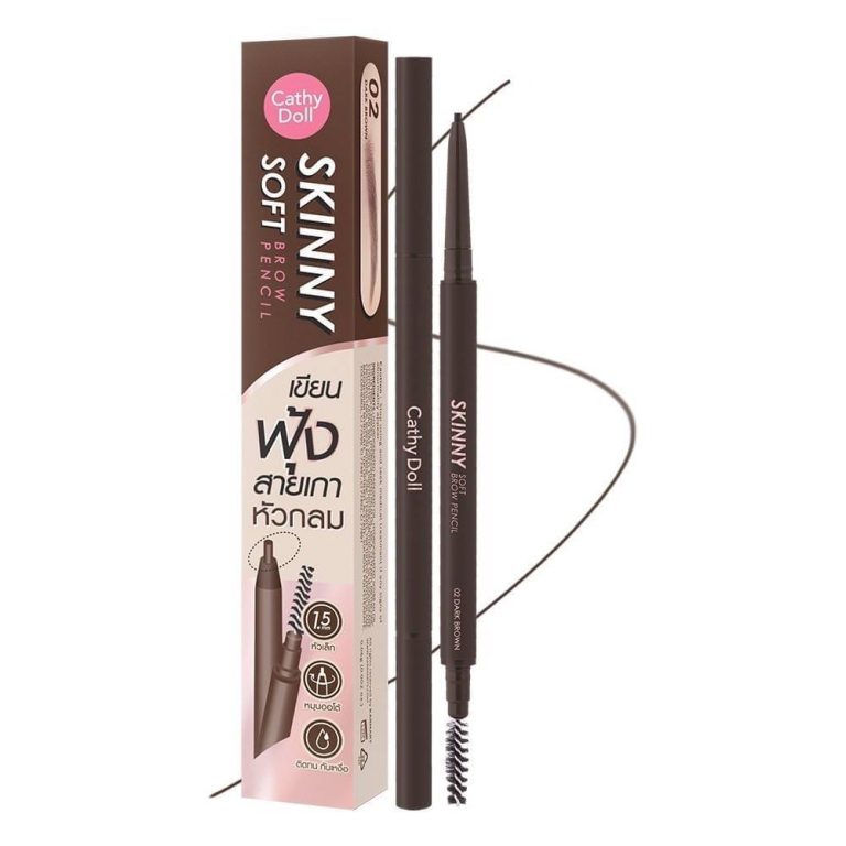 Cathy doll skinny soft brow pencil - NO.2Dark Brown