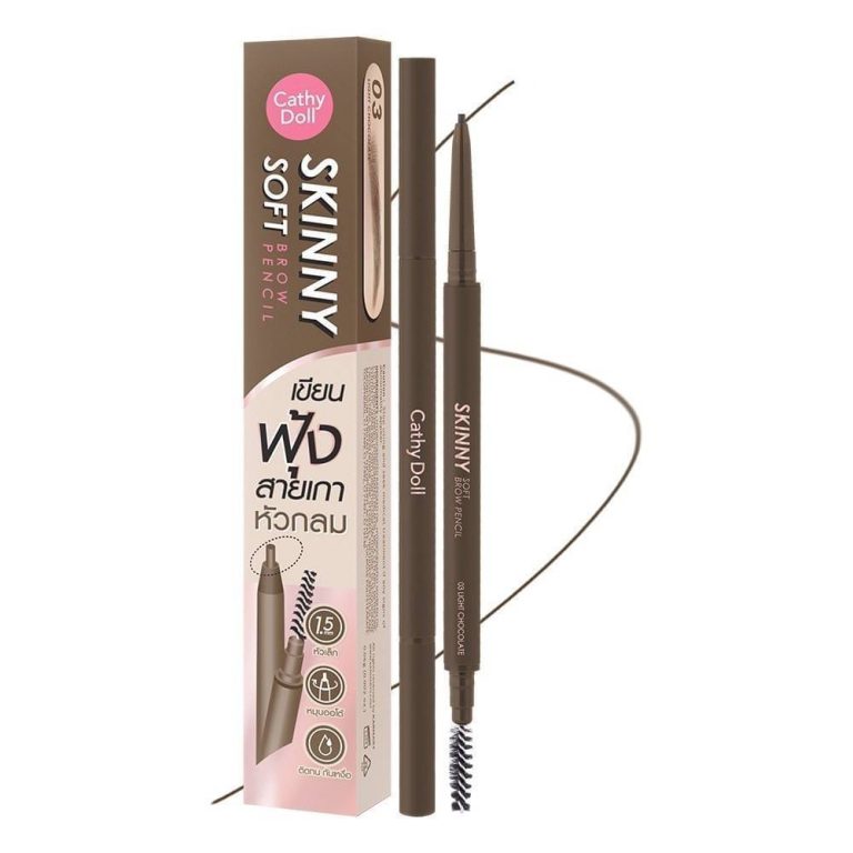 Cathy doll skinny soft brow pencil - NO.7Chestnut Brown
