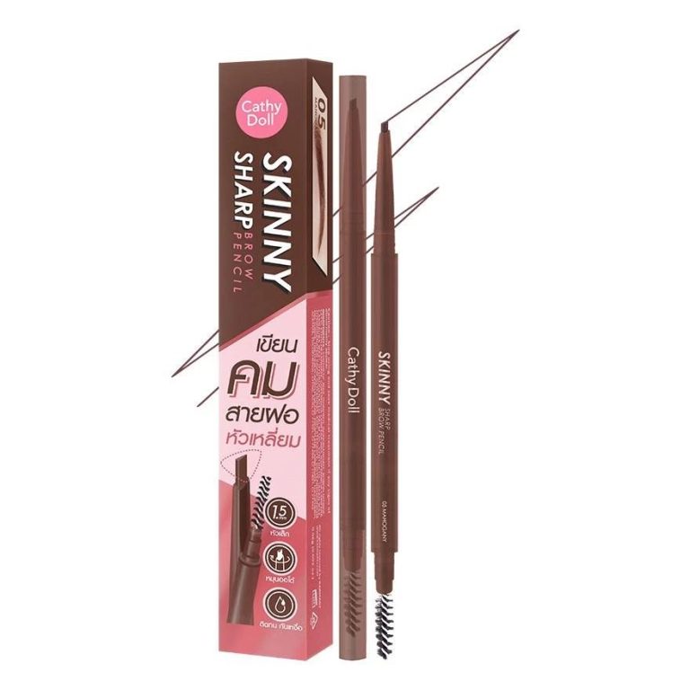 Cathy doll skinny sharp brow pencil - NO.4cherry brown