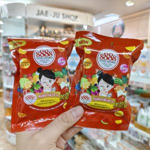8888 total double gluta skin soap 80g.