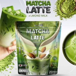 Jamsai matcha latte almond milk 200gx20pcs