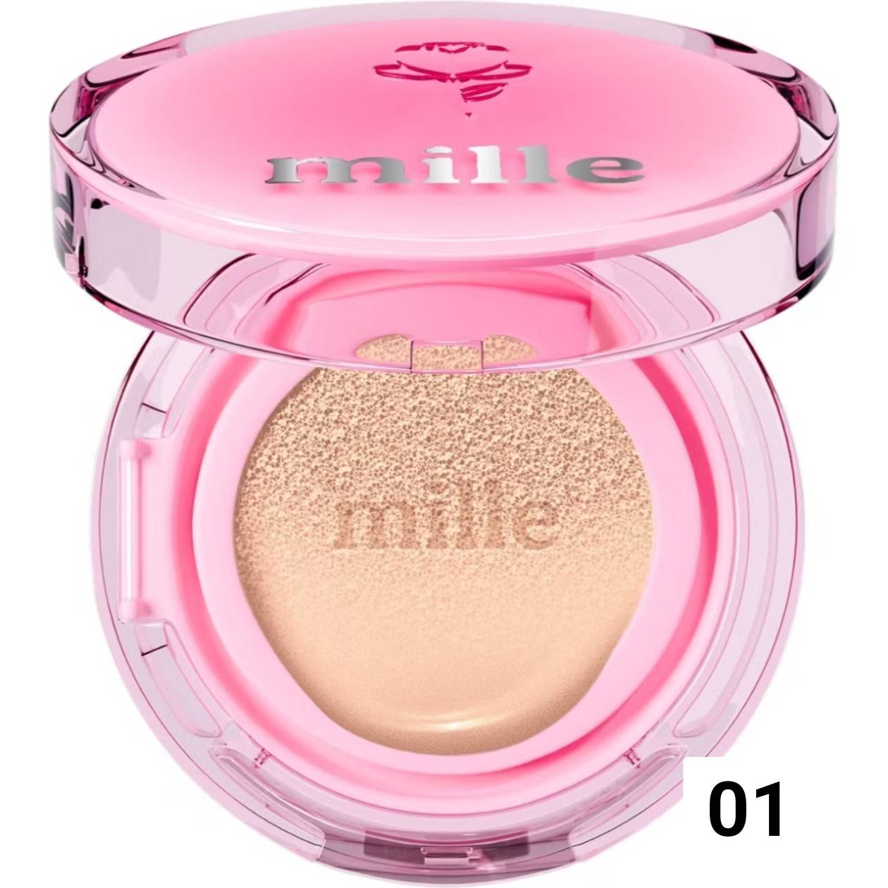 Mille perfect matte long wear cushion spf50 pa+++ มิลเล่ คุชชั่น กล่องชมพู 14g. - Image 9