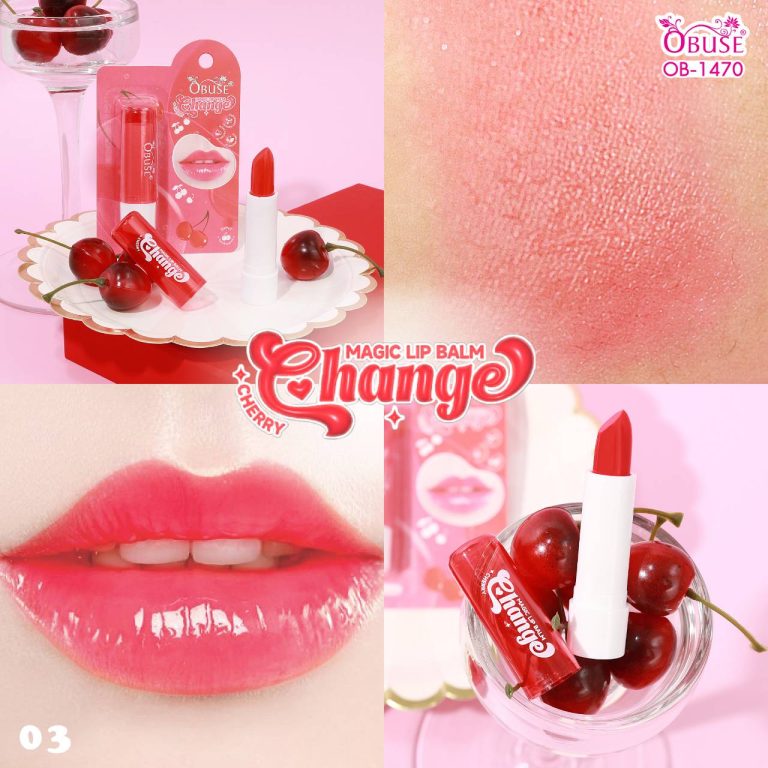Obuse magic lip balm - NO.3cherry