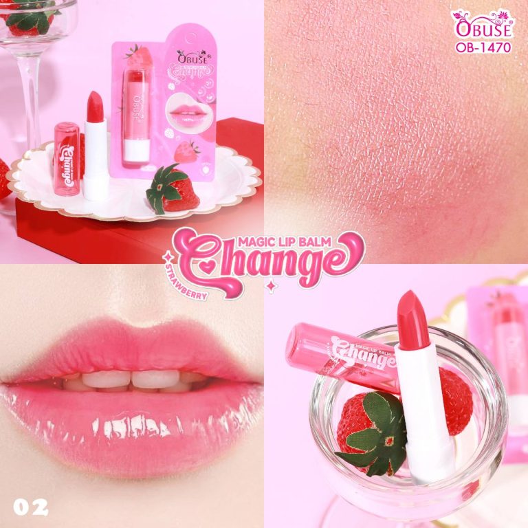 Obuse magic lip balm - NO.2strawberry