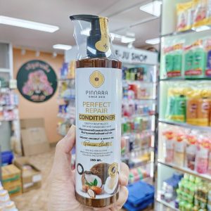 Pinnara since 2012 perfect repair conditioner พิณนารา ครีมนวดผมมะพร้าวผสมอาร์แกนออยล์ 300ml.