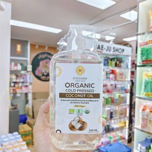 Pinnara since 2012 Organic cold pressed coconut oil พิณนารา น้ำมันมะพร้าวสกัดเย็น 500ml.